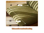 Sedia a dondolo retrò in legno massello per cameretta e soggiorno - Movimento oscillante fluido
