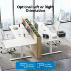 Scrivania elettrica angolare a L 71 X 48 pollici, scrivania per computer regolabile in altezza elettricamente, scrivania sit-stand per ufficio domestico