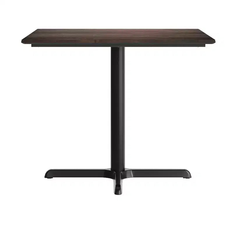 Flash Furniture Piano del tavolo Acadia con tecnologia TopGuard HPL e base a X altezza tavolo