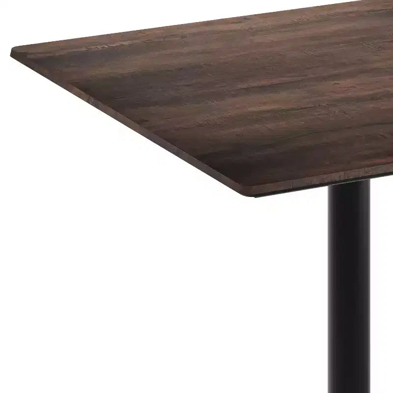 Flash Furniture Piano del tavolo Acadia con tecnologia TopGuard HPL e base a X altezza tavolo