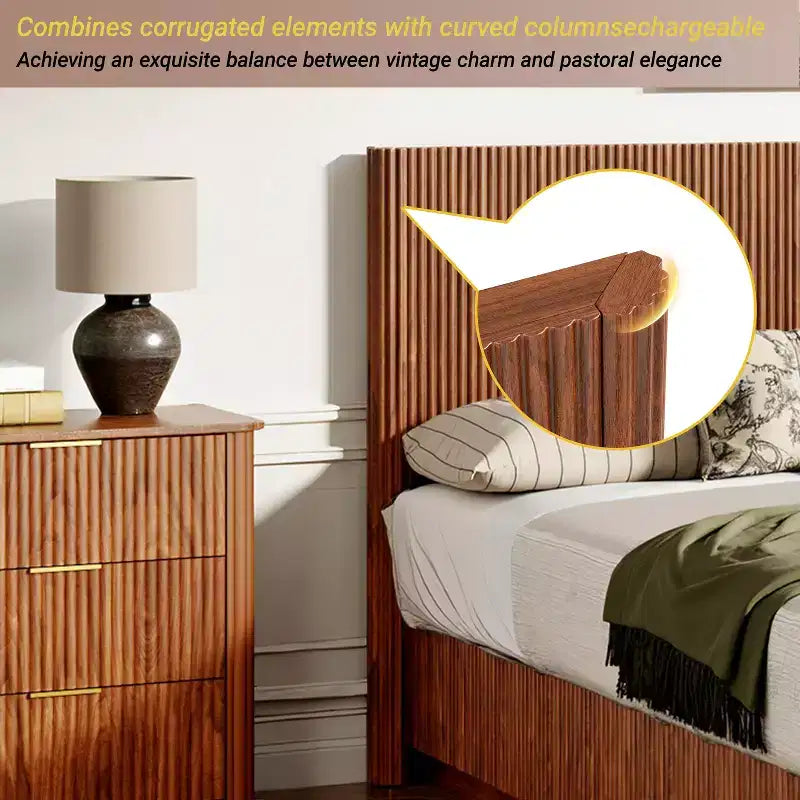 GDFStudio Aurelian - Struttura letto fluttuante a LED con supporto in metallo resistente
