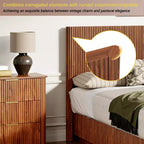 GDFStudio Aurelian - Struttura letto fluttuante a LED con supporto in metallo resistente