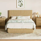 GDFStudio Aurelian - Struttura letto fluttuante a LED con supporto in metallo resistente
