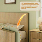 GDFStudio Aurelian - Struttura letto fluttuante a LED con supporto in metallo resistente