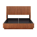 GDFStudio Aurelian - Struttura letto fluttuante a LED con supporto in metallo resistente