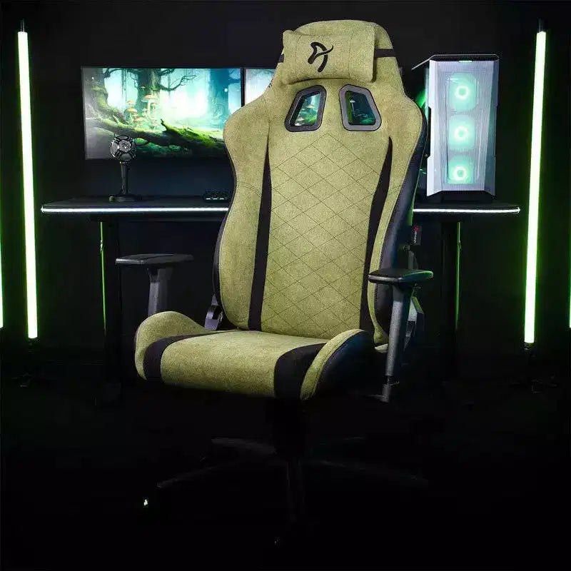 Sedia da ufficio e gaming Arozzi Avanti Soft Fabric con morbidi cuscini per il collo e il supporto lombare