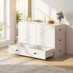 Mjkone Divano letto convertibile con contenitore, Letto a scomparsa, Matrimoniale/Queen, Materasso non incluso