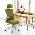 Sedia da Ufficio Ergonomica in Rete Traspirante per Casa e Scrivania - Base in Metallo e Braccioli Ribaltabili