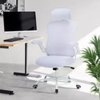 Sedia da Ufficio Ergonomica in Rete Traspirante per Casa e Scrivania - Base in Metallo e Braccioli Ribaltabili