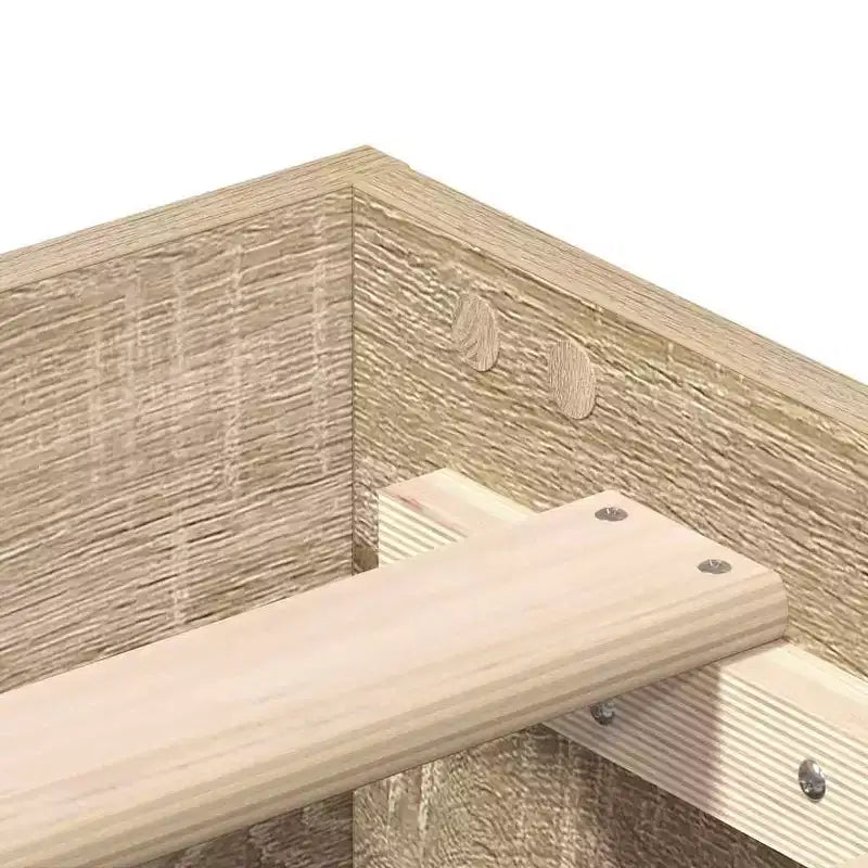 vidaXL Struttura Letto 2 pz 152x203 cm Legno Multistrato
