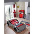 HomeStock Platform Beds (No Headboard) made of ABS (Acrylonitrile Butadiene Styrene) Bed Frame