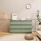 Cassettiera moderna a 6 cassetti GDFStudio Sergei in legno con funzionamento fluido