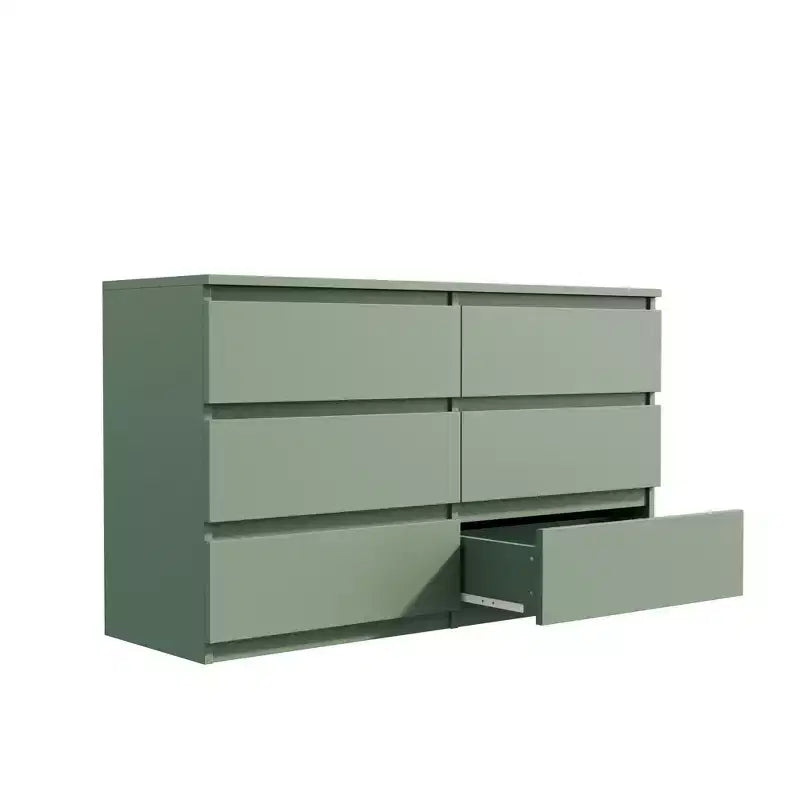 Cassettiera moderna a 6 cassetti GDFStudio Sergei in legno con funzionamento fluido