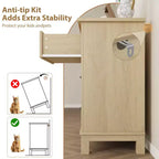 Comodino con 6 cassetti, cassettiera larga 47 pollici, cassettiera indipendente in legno, ampio spazio di archiviazione, per camera da letto, soggiorno