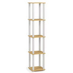 Scaffale portaoggetti HOMLUX a 5 ripiani multiuso, scaffalatura aperta con struttura resistente