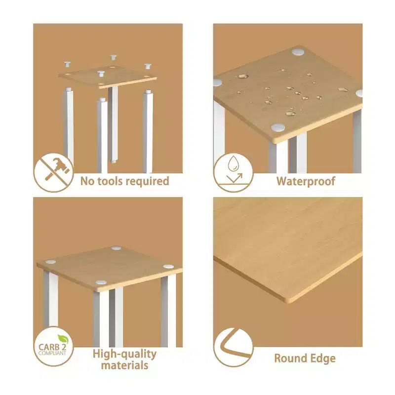 Scaffale portaoggetti HOMLUX a 5 ripiani multiuso, scaffalatura aperta con struttura resistente