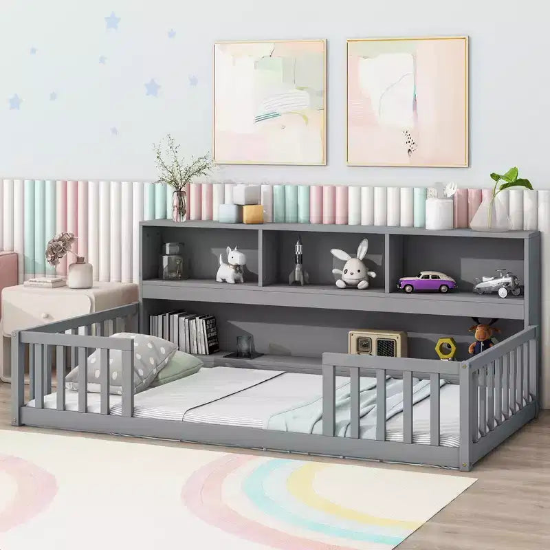 MAYEERTY Twin Bed Frame No Box Spring Needed Noise-Free Design Heavy-Duty Metal