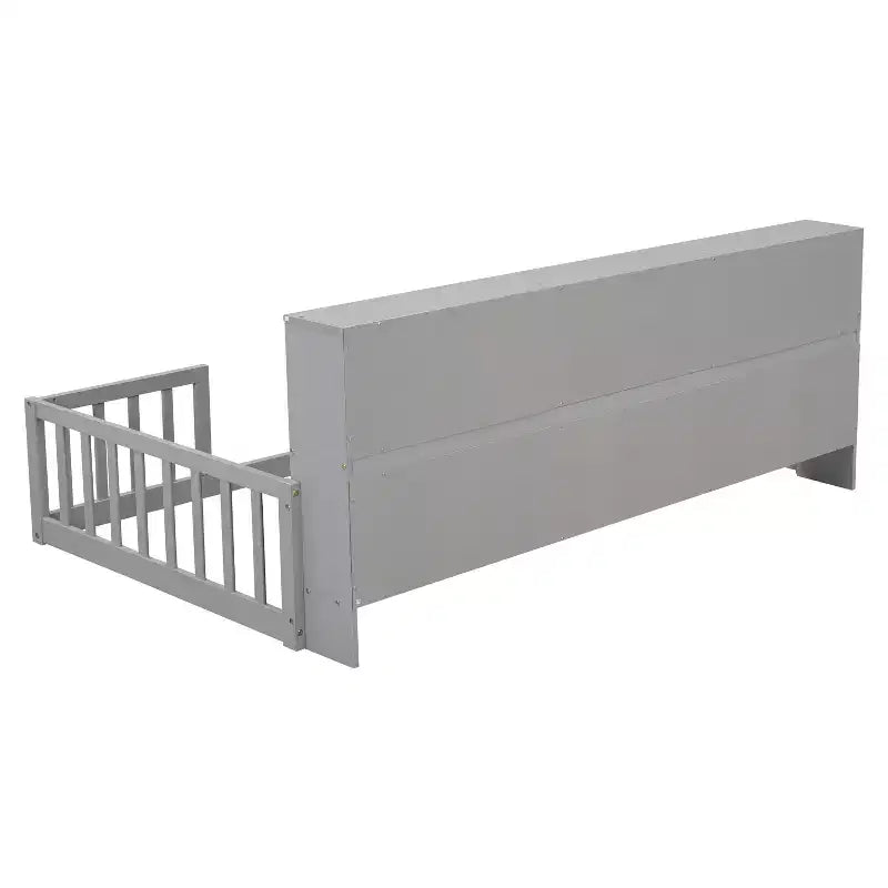 MAYEERTY Struttura Letto Singolo, Nessuna Rete a Molle Necessaria, Design Silenzioso, Metallo Robusto
