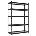 Heavy Duty 5-Tier Metal Shelf, 2200 lb Capacity  Adjustable Industrial Rack 47 W x 18 D x 72 H  Garage, Basement, Kitchen
