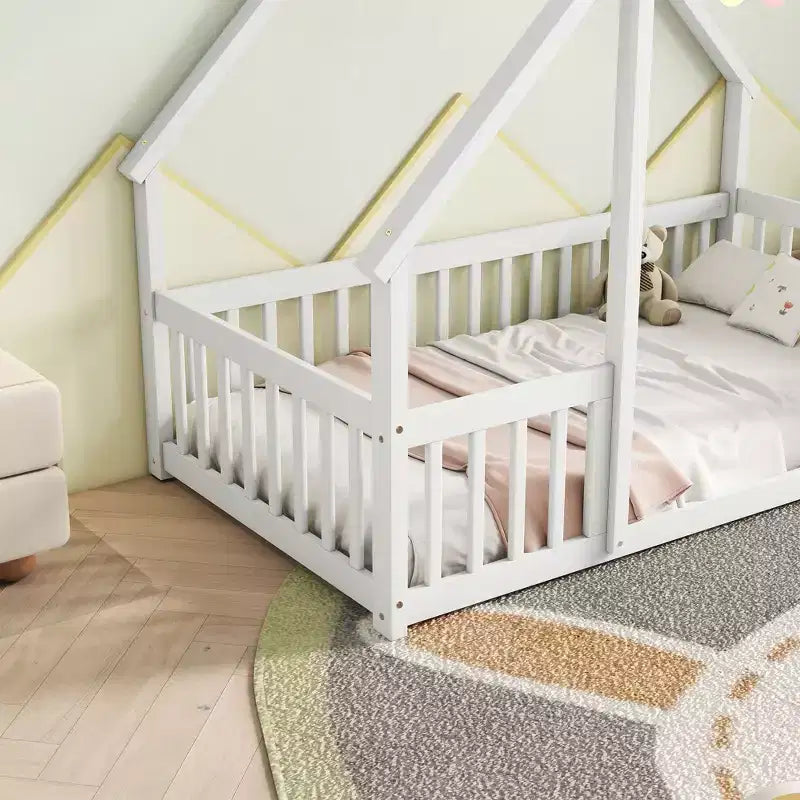 MAYEERTY Letto a soppalco King con Contenitore Sotto il Letto, Alta Capacità di Carico, in Metallo Robusto