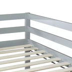 MAYEERTY Letto Matrimoniale con Contenitore Sottoposto Design Silenzioso in Metallo Resistente
