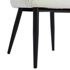 Christopher Knight Home Athlene - Sedie da pranzo moderne imbottite con schienale curvo