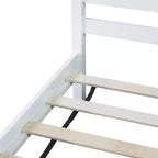 MAYEERTY Struttura Letto Singolo Imbottita in Ecopelle con Supporto Lombare, Nessuna Rete a Molle Necessaria