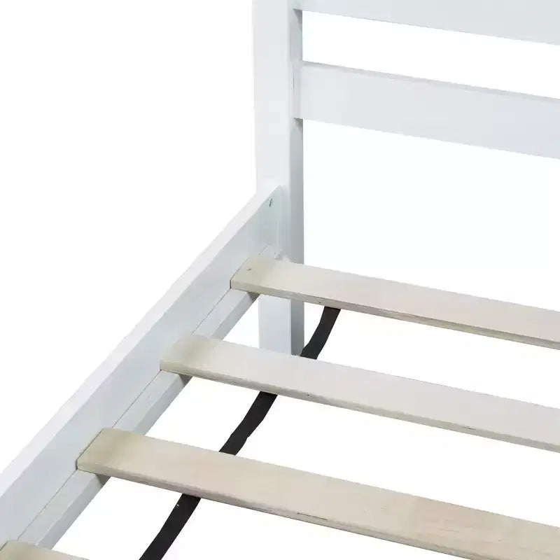 MAYEERTY Struttura Letto Singolo Imbottita in Ecopelle con Supporto Lombare, Nessuna Rete a Molle Necessaria