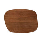 Tavolino regolabile a C Kate and Laurel Adamas, Noce marrone e Nero, 22x16x28