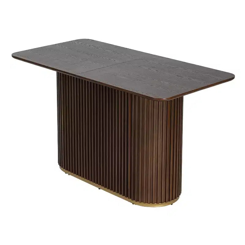 Christopher Knight Home Iwinie Set Sala da Pranzo Moderno 5 Pezzi con Tavolo in Legno con Piedistallo e Sgabelli da Bancone Imbottiti in Metallo