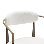 Christopher Knight Home Iwinie Set Sala da Pranzo Moderno 5 Pezzi con Tavolo in Legno con Piedistallo e Sgabelli da Bancone Imbottiti in Metallo