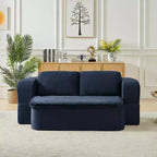 Divano letto convertibile, divano letto futon pieghevole con 2 cuscini per schienale per soggiorno, nessun assemblaggio richiesto - ModernLuxe