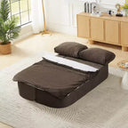 Divano letto convertibile, divano letto futon pieghevole con 2 cuscini per schienale per soggiorno, nessun assemblaggio richiesto - ModernLuxe