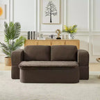 Divano letto convertibile, divano letto futon pieghevole con 2 cuscini per schienale per soggiorno, nessun assemblaggio richiesto - ModernLuxe