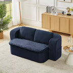 Divano letto convertibile, divano letto futon pieghevole con 2 cuscini per schienale per soggiorno, nessun assemblaggio richiesto - ModernLuxe