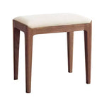 GDFStudio Sgabello per Toeletta Ernest Moderno in Legno Massiccio e Rivestito