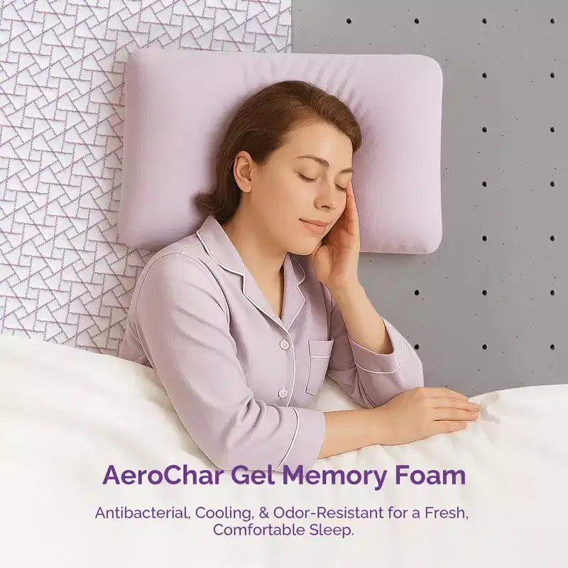 Materasso in memory foam con gel rinfrescante Sersper 12 Rayon in carbone di bambù - Compatibile con letto a piattaforma, rete a molle o base a doghe