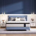 Kescas Premium 8 inch Medium Firm Hybrid Mattress - Compatible with Platform Bed, Box Spring, or Slat Base