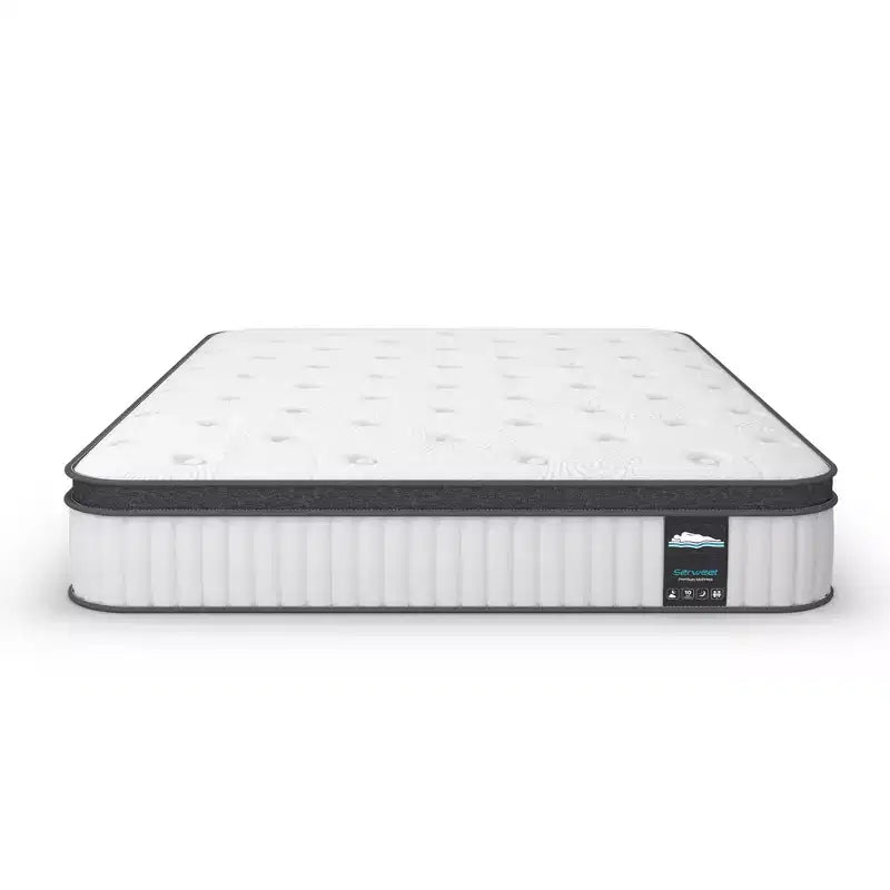 Materasso ibrido traspirante Serweet da 8 pollici - Compatibile con base a piattaforma, box spring o rete a doghe