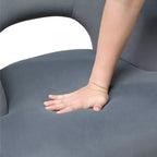 Poltrona a botte moderna imbottita in velluto GDFStudio Bennett