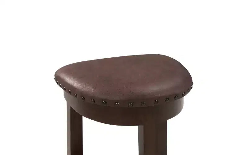 Set da tavola da bar di 4 pezzi con 3 sgabelli imbottiti in PU, tavolo da pranzo altezza bancone, set colazione salvaspazio per cucina, sala da pranzo, espresso