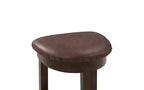 Set da tavola da bar di 4 pezzi con 3 sgabelli imbottiti in PU, tavolo da pranzo altezza bancone, set colazione salvaspazio per cucina, sala da pranzo, espresso