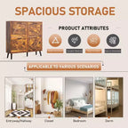 Karl Home Scarpiera con 4 Ante a Ribalta Maniglie Nere Melaminico Truciolare Gambe Nere 106 cm Legno Effetto Invecchiato