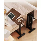 UPGRADED Overbed Mobile Rolling Nightstand for Bedroom Living Room