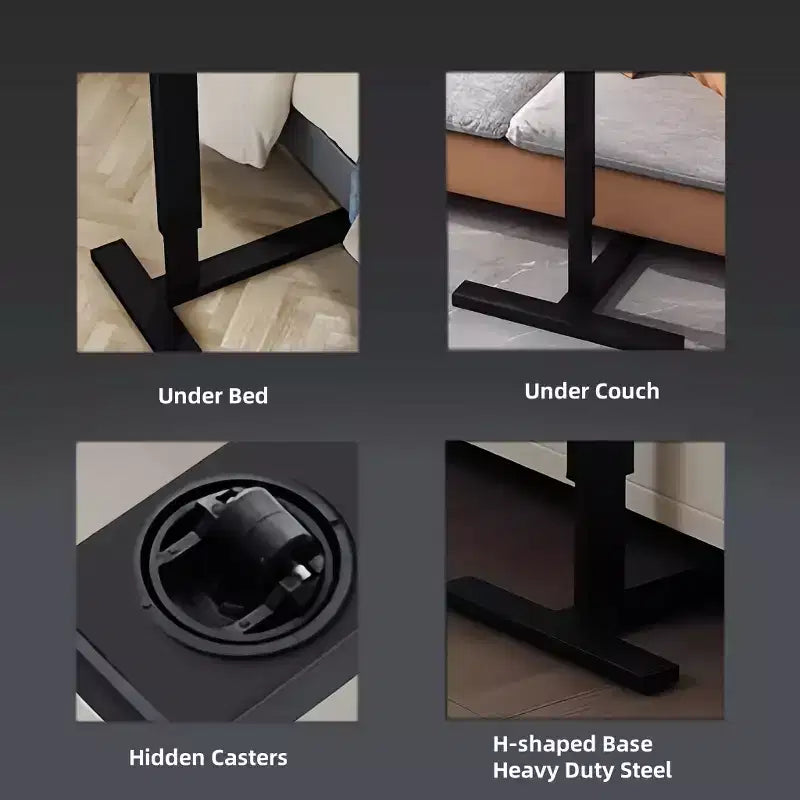 Comodino mobile/rotelle da letto e da soggiorno AGGIORNATO