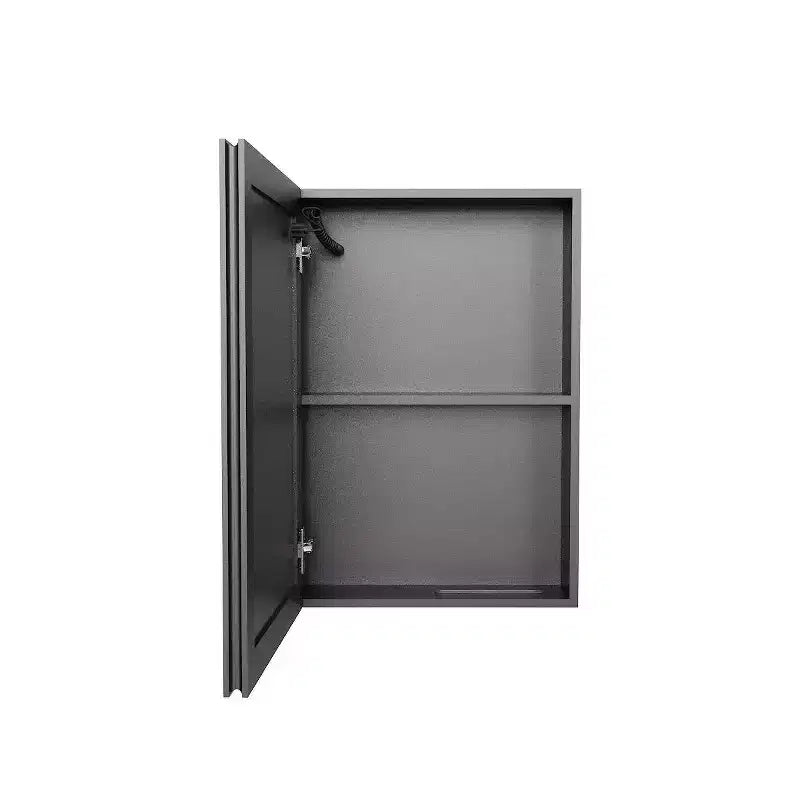 Armadietto a specchio da bagno Zeus & Ruta 16x22 con luce bianca monocolore e anti-appannamento, con mensole, montaggio a parete