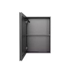 Armadietto a specchio da bagno Zeus & Ruta 16x22 con luce bianca monocolore e anti-appannamento, con mensole, montaggio a parete