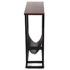 Tavolino industriale The Lakeside Collection con tasca portariviste -