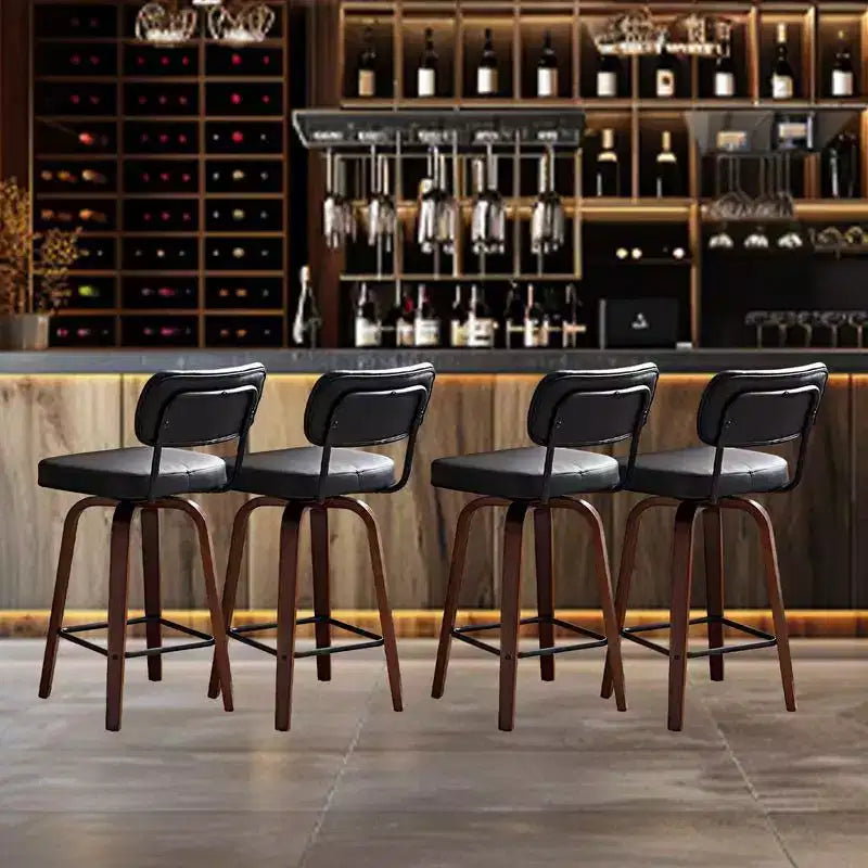 Sgabelli da Bar Girevoli a 360° con Altezza da Bancone, Set da 1