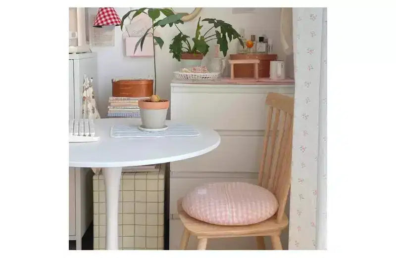 Simpatici giocattoli di marca Tavolo Rotondo Bianco, Tavolo da Pranzo Moderno, Tavolo da Cucina Rotondo Tulipano con Piano in MDF e Base in Acciaio, Tavolino da Caffè Mid-Century